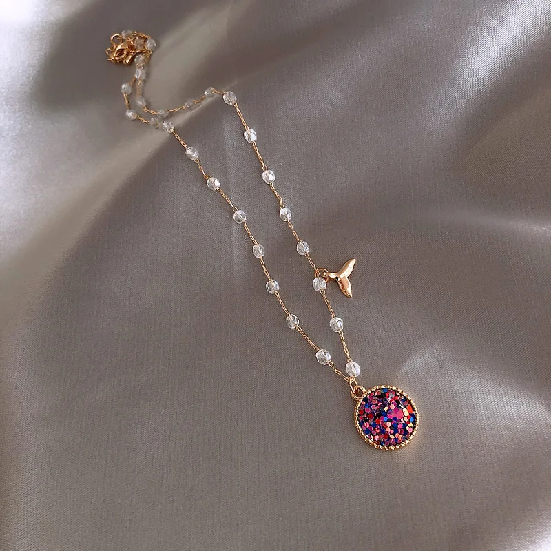 Милые милые подарки для девушек с хвостом морской рыбы и Кита женские украшения