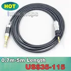 2,5 мм XLR черный 99% чистый PCOCC кабель для наушников Shure SRH840 SRH940 SRH440 SRH750DJ Philips SHP9000 SHP8900 LN007120