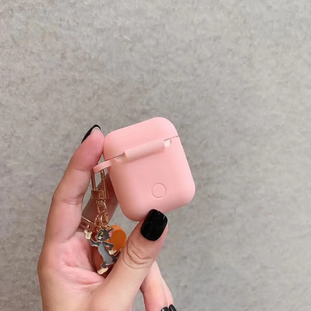 GOOYIYO-милый чехол с аниме-собакой для Airpods 1 2 зарядная коробка наушников мультяшный