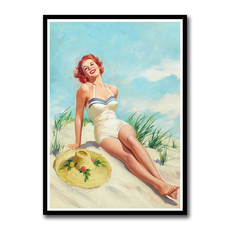 Вторую мировую войну красивая девушка покрытием Бумага постер фильма карта