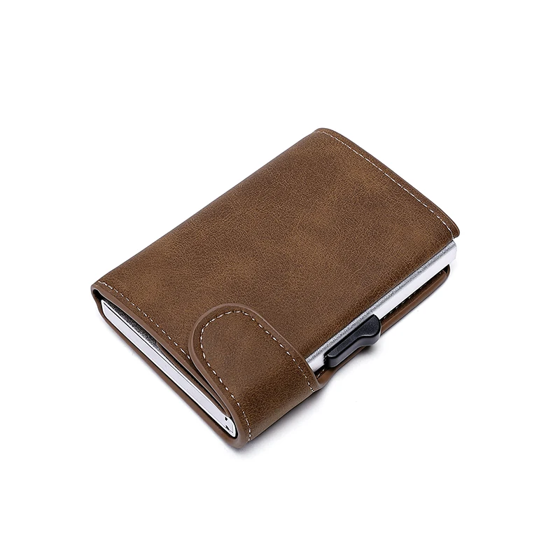 ZOVYVOL 2021 держатель для карт из искусственной кожи металлическая коробка кошелек