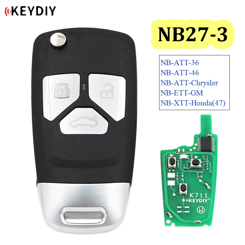 KEYDIY 3 кнопки многофункциональный пульт дистанционного управления NB27 серии NB