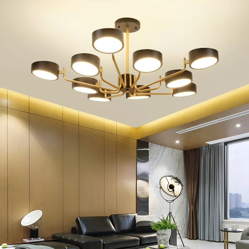 

Nordic Style Chandelier Bedroom Dining Room Lamp Creative Personality Atmosphere Home Light Luxury Modern Living Room Lamp