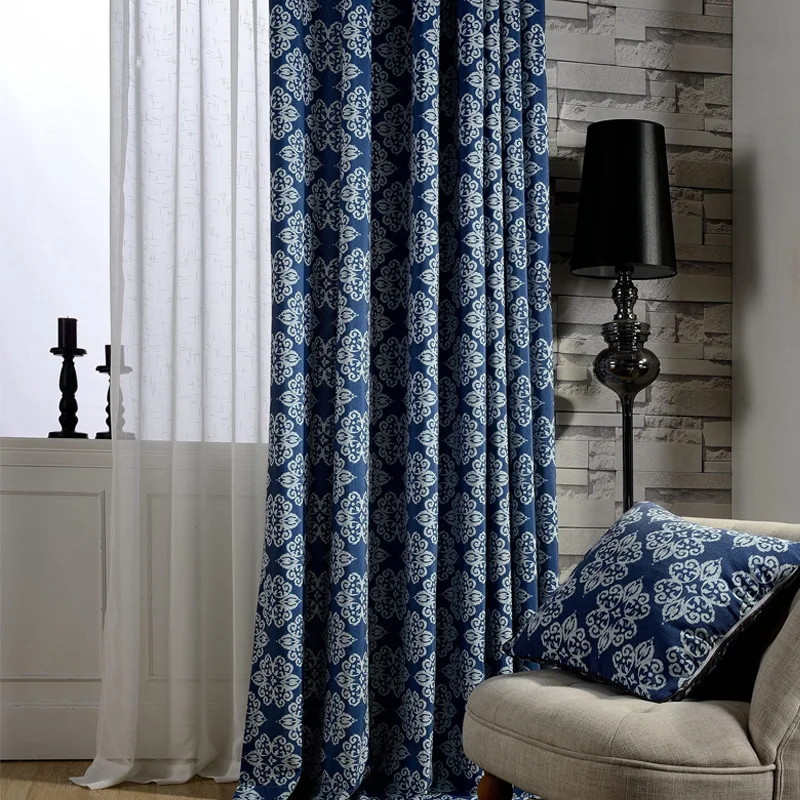 

Factory Direct Sale Curtain Cloth Modern Living Room Bedroom Simple Polyester Cotton Curtain Fabric