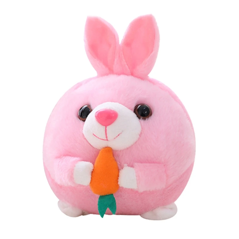 

Pet Bouncing Jump Ball Cartoon Pig Dog Doll Toy USB Electric Plush Beating Sing