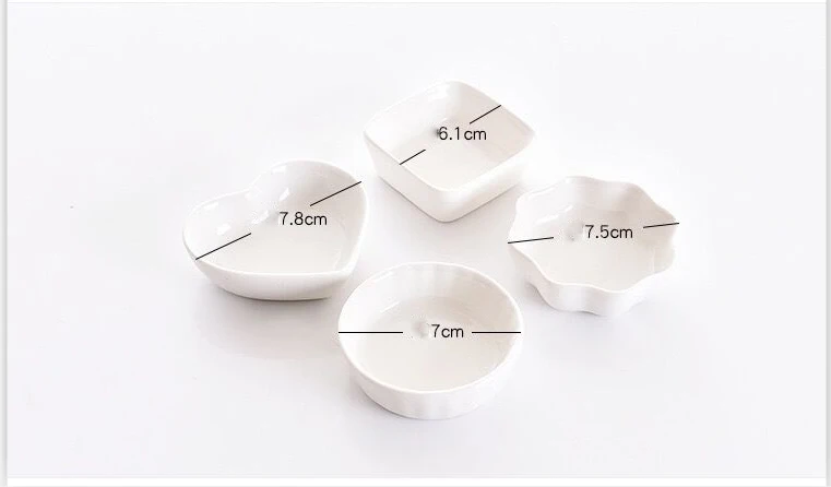 1 шт. японский творения белый Керамика соуса Кухня приправа уксус мульти блюдо