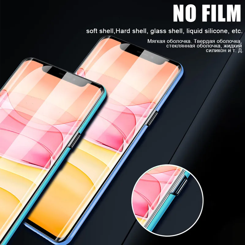 100D полное покрытие Гидрогелевая мягкая пленка для iphone 11 Pro X XR XS Max 8 7 6s PLus защита