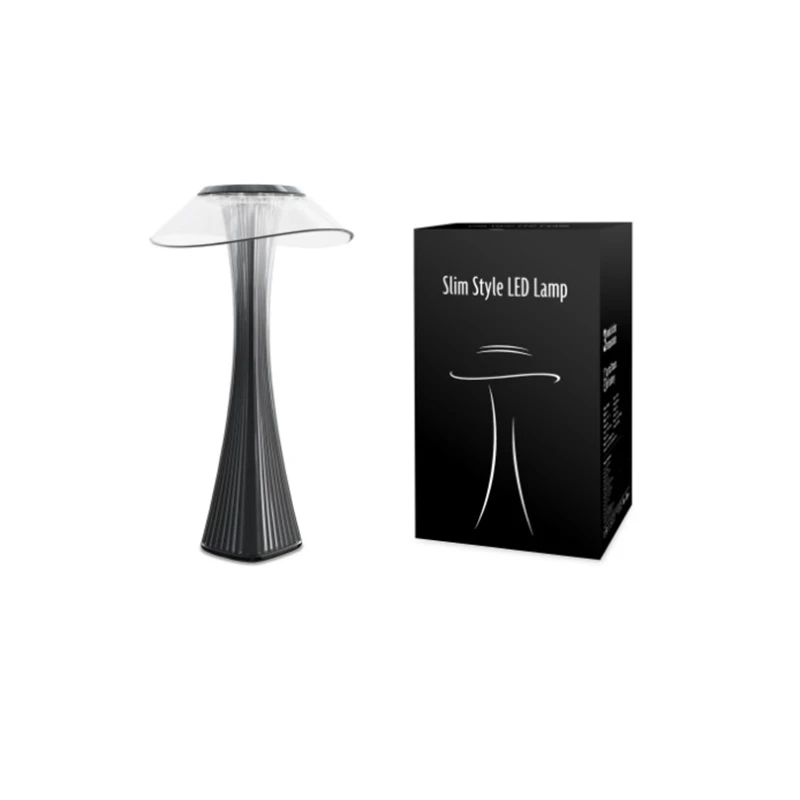 

LED table lamp dimmable protection eyes USB charging smart touch switch bedside lamp transparent crystal creative table lamp