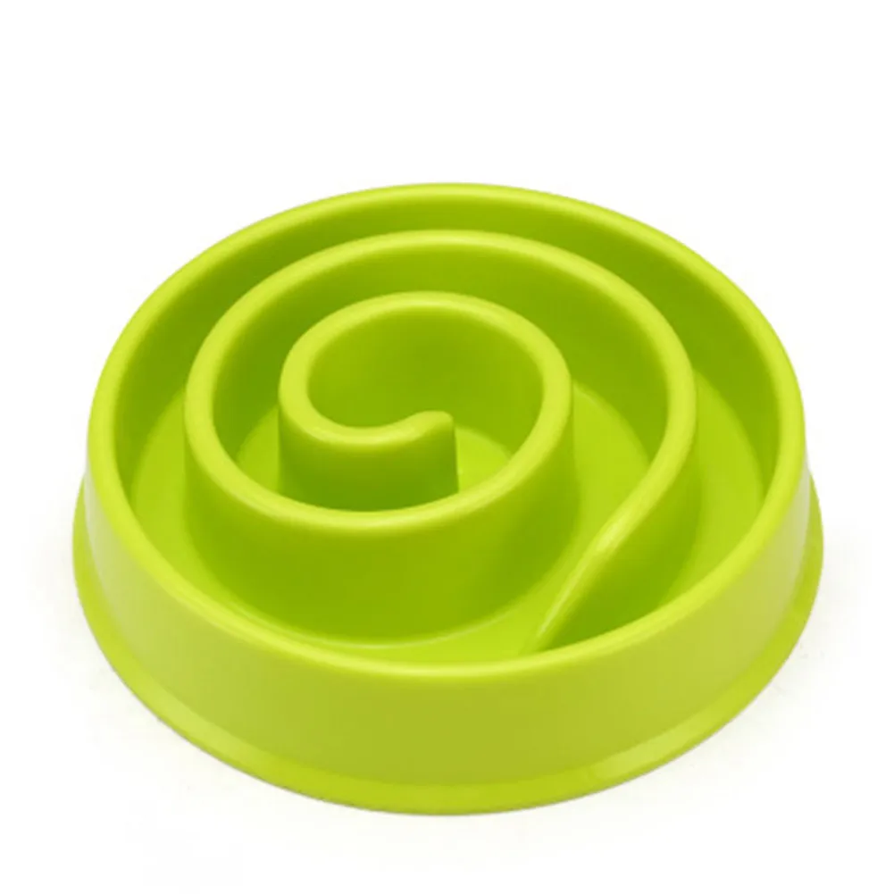 green 7 Дозатор корма для собак, еда, здоровье, анти-ласточка, собаки, прочный пластиковый фонтан для собачьего питья - Цвет: green 7