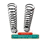 1 шт. Диаметр проволоки: 1,2, 1,4, 1,5, 1,6, 1,8, 2, 3 мм пружина типа Y, компрессионная пружина из стали, длинная нажимная пружина, длина: 305 мм