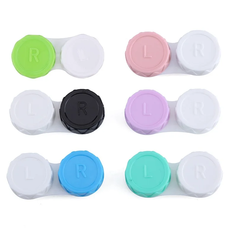 1 шт для контактных линз L + R Чехлы хранения держатель замачивания контейнер очки