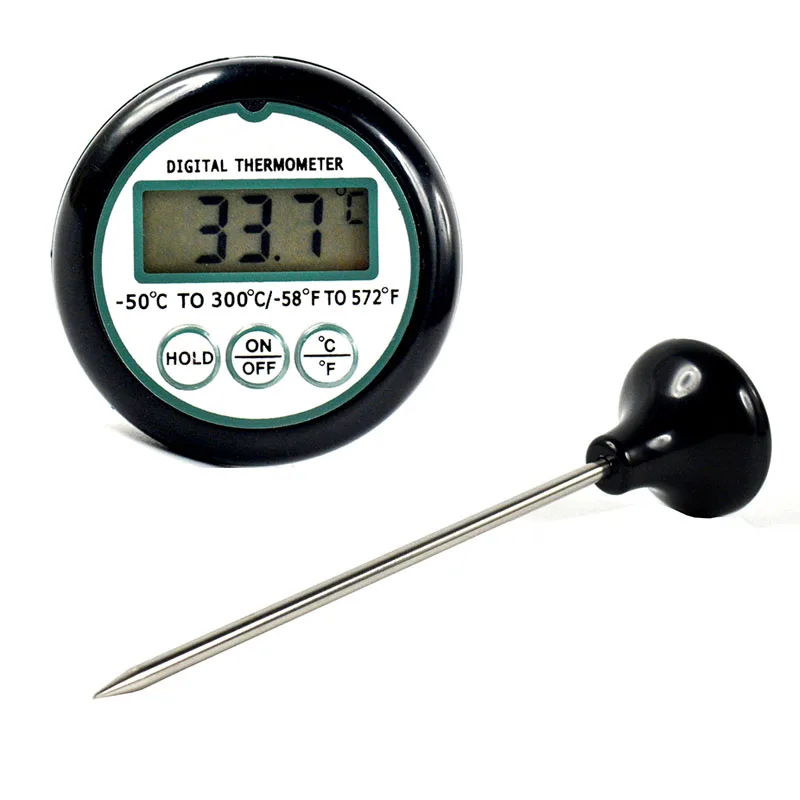 Цифровой портативный Кухонный Термометр с ЖК дисплеем щупом для приготовления