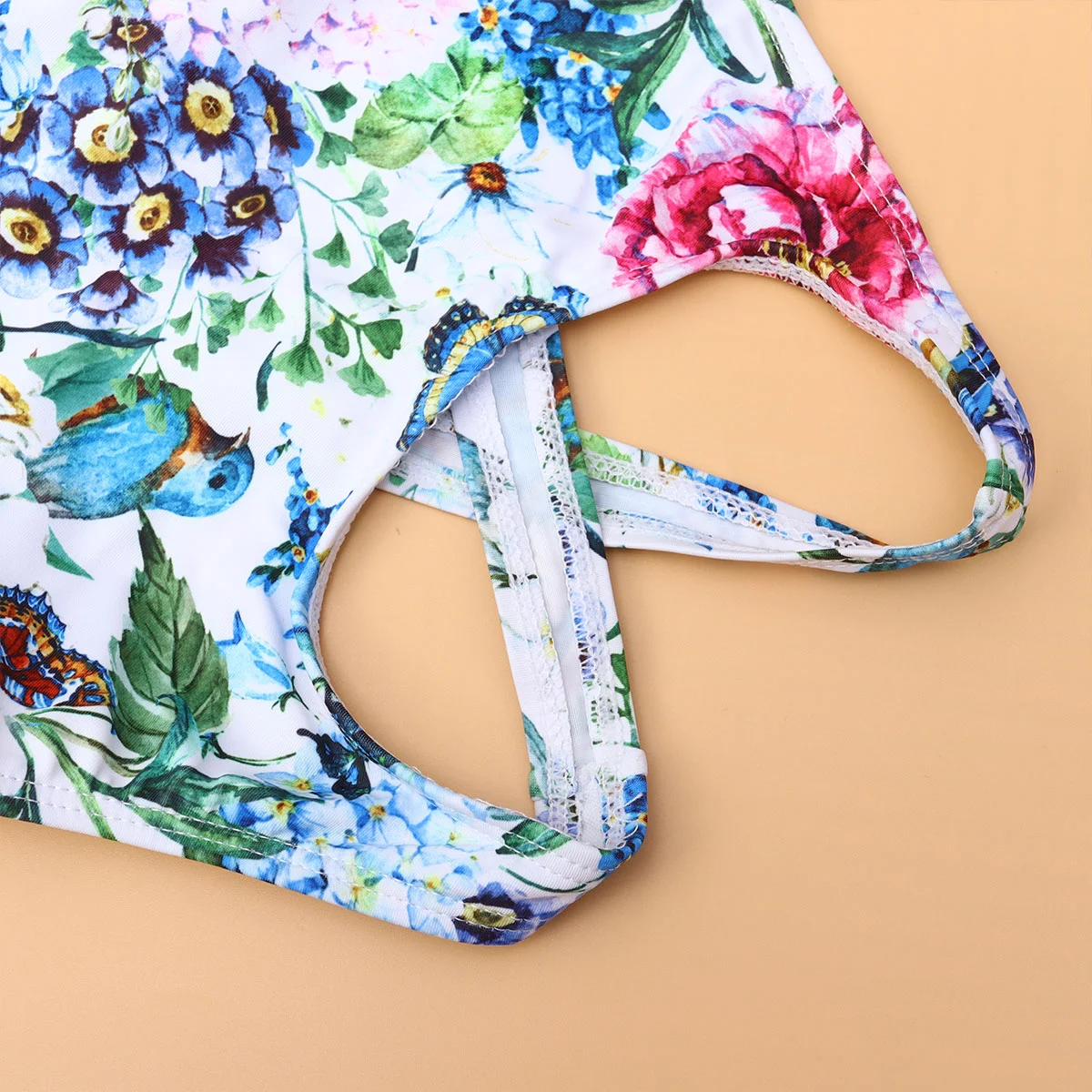 

Цельнокроеный Купальник для девочек, Летний Пляжный Купальник с принтом, купальный костюм для маленьких девочек с шапочкой (размер подходи...