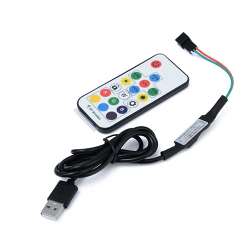 5V светодиодный контроллер USB 17Key SP104E RF беспроводной пульт дистанционного