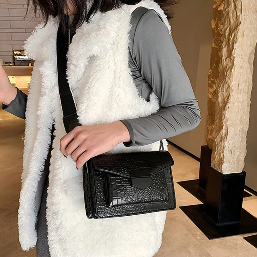 bags for women new fashion designer crossbody lady bags mini shoulder belt bag purses black handbags pu leather high quality free global shipping