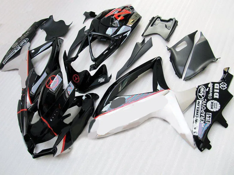 Комплект обтекателей для мотоцикла GSXR600 750 K8 08 09 GSXR 600 GSXR750 2008 2009 ABS серебристый