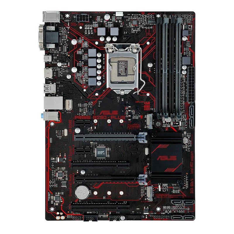 Для sus PRIME B250 PLUS оригинальный рабочего Материнская плата Intel DDR4 64 Гб LGA 1151 i7/i5/i3 USB3.0