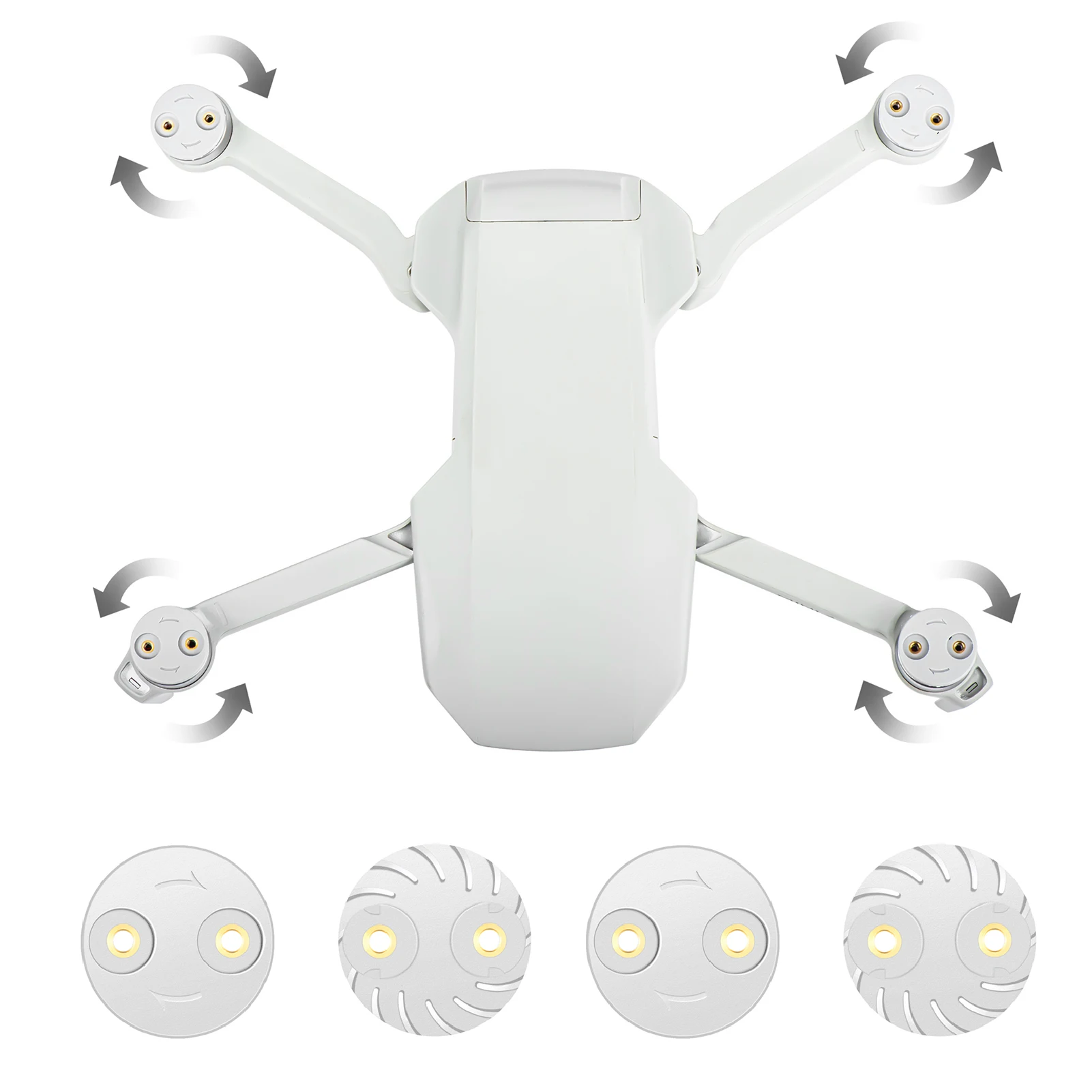 

4PCS Mini 2 Drone Motor Cover Cap Protector for DJI Mini 2 Drone Accessories Kit