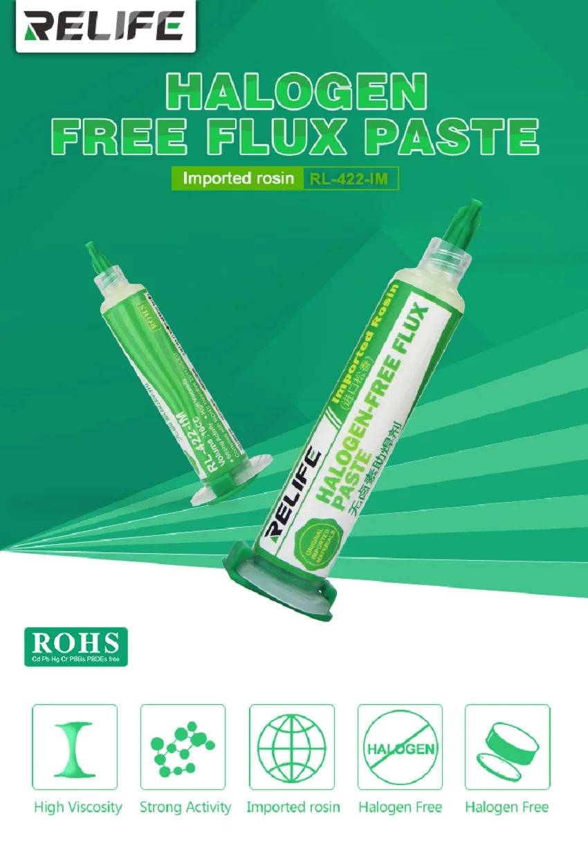 PHONEFIX RL 422 IM Lead без галогена free паяльная паста специальный паяльный флюс BGA для