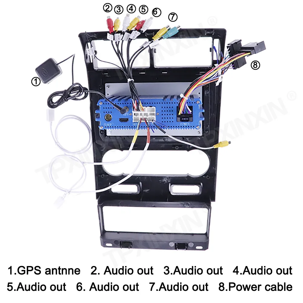 

128GB Android 10 For Ford Mondeo 2004 2005 - 2007 Car Radio Multimedia Video Player Navigation GPS Accessories Auto 2din no DVD