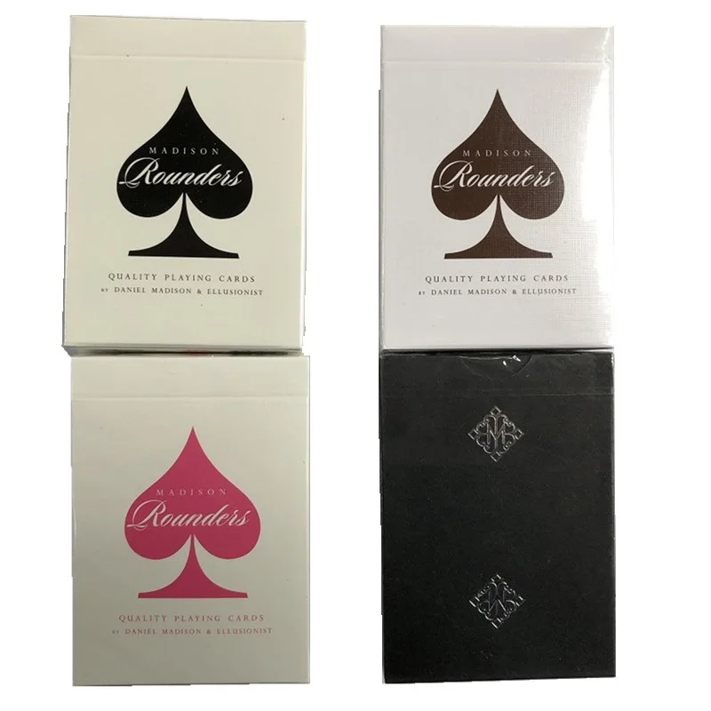 Four Colors Ellusionist Madison Rounders игральные карты USPCC Ограниченная серия колода от Daniel Madison Poker Размер Волшебная карта фокусы реквизит - Цвет: Four Colors