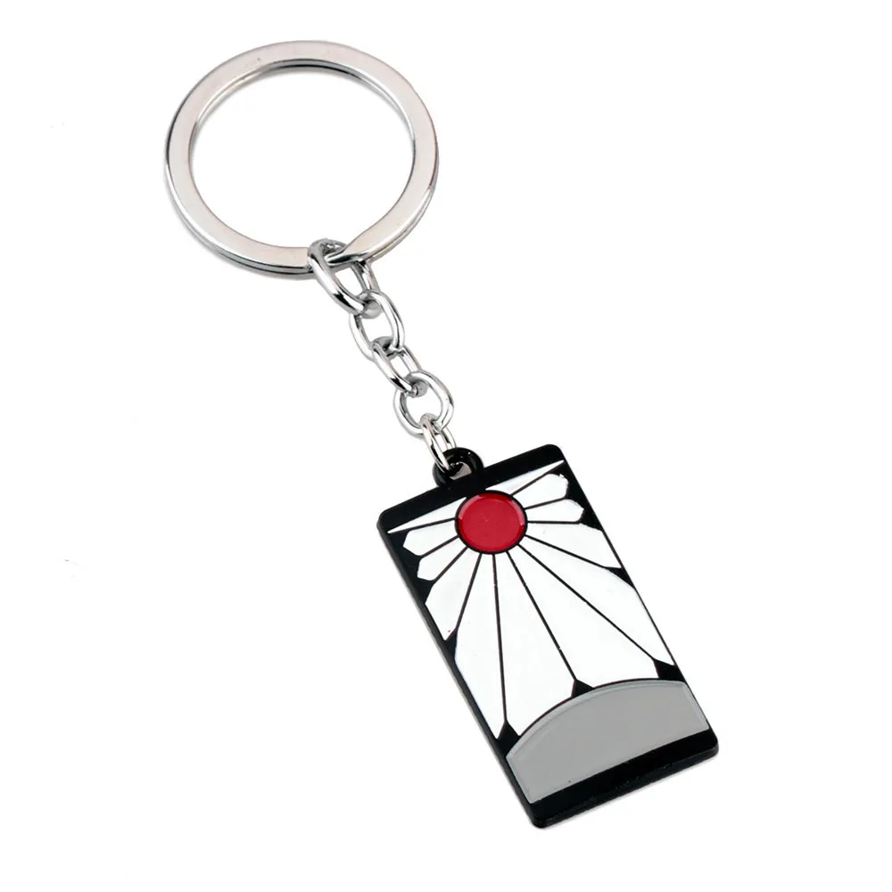 

Creative Classic Cartoon Demon Slayer Key Chains Cute Lovers Backpack Necklace Accessories Keyring Fashion Men Gift Car Keychain