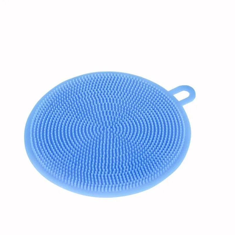 

3Pcs Silicone Cleaning Brushes Soft Silicone Scouring Pad Washing Sponge Dish Bowl Pot Cleaner Washing Tool Kitchen Accessories