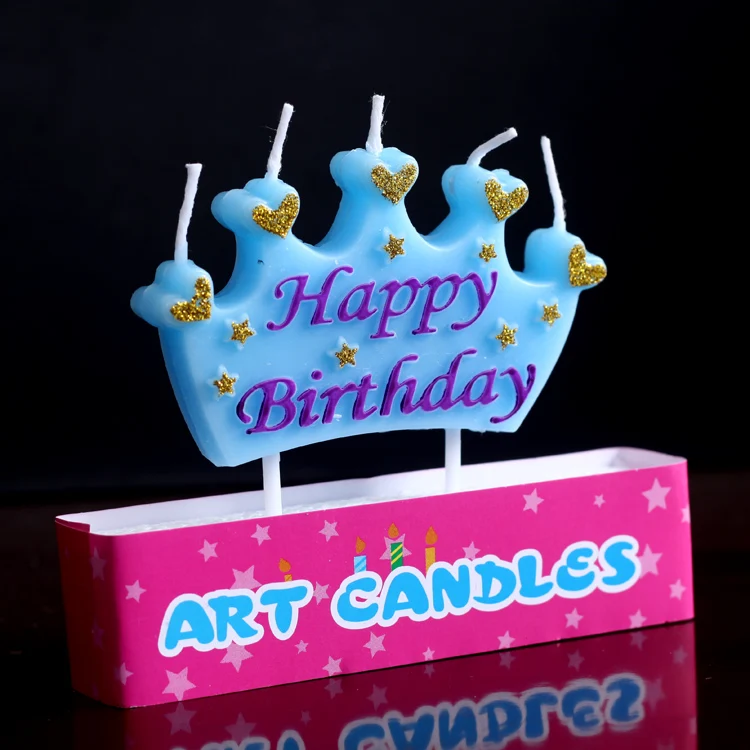 Креативные ароматизированные свечи для дня рождения свадьбы корона