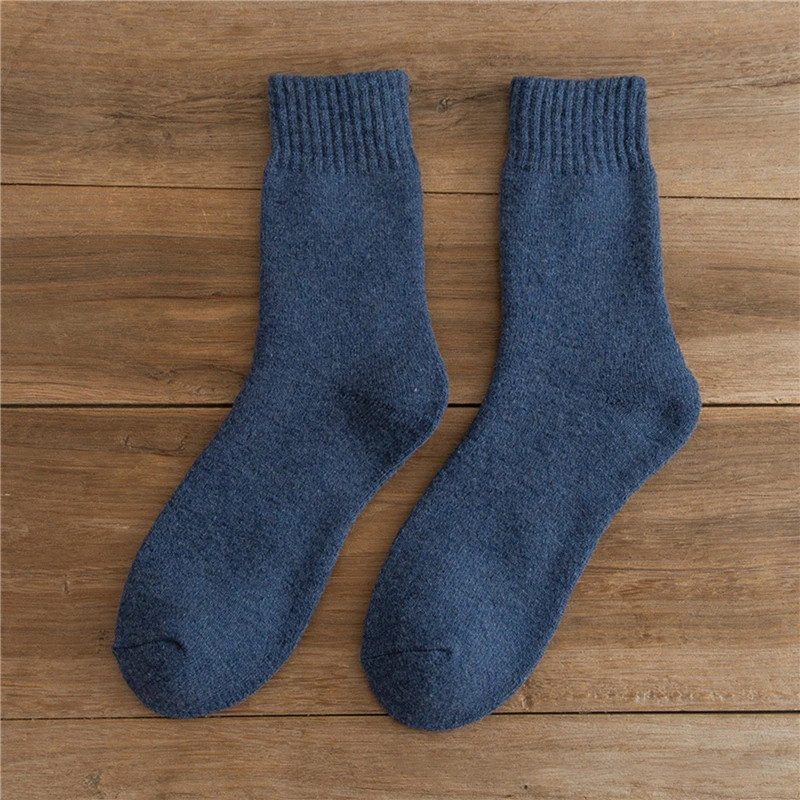 

1 Pair Of Socks Women And Man Winter Thickened Warm Terry Socks Ladies Tube Socks Floor Socks Imitation Wool Towel Socks