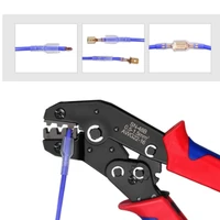 manual plugin crimper 4 8 and 6 3mm crimper crimping tool connector 0 5 to 1 5 m2 cable with 600 terminals sn 48b wire