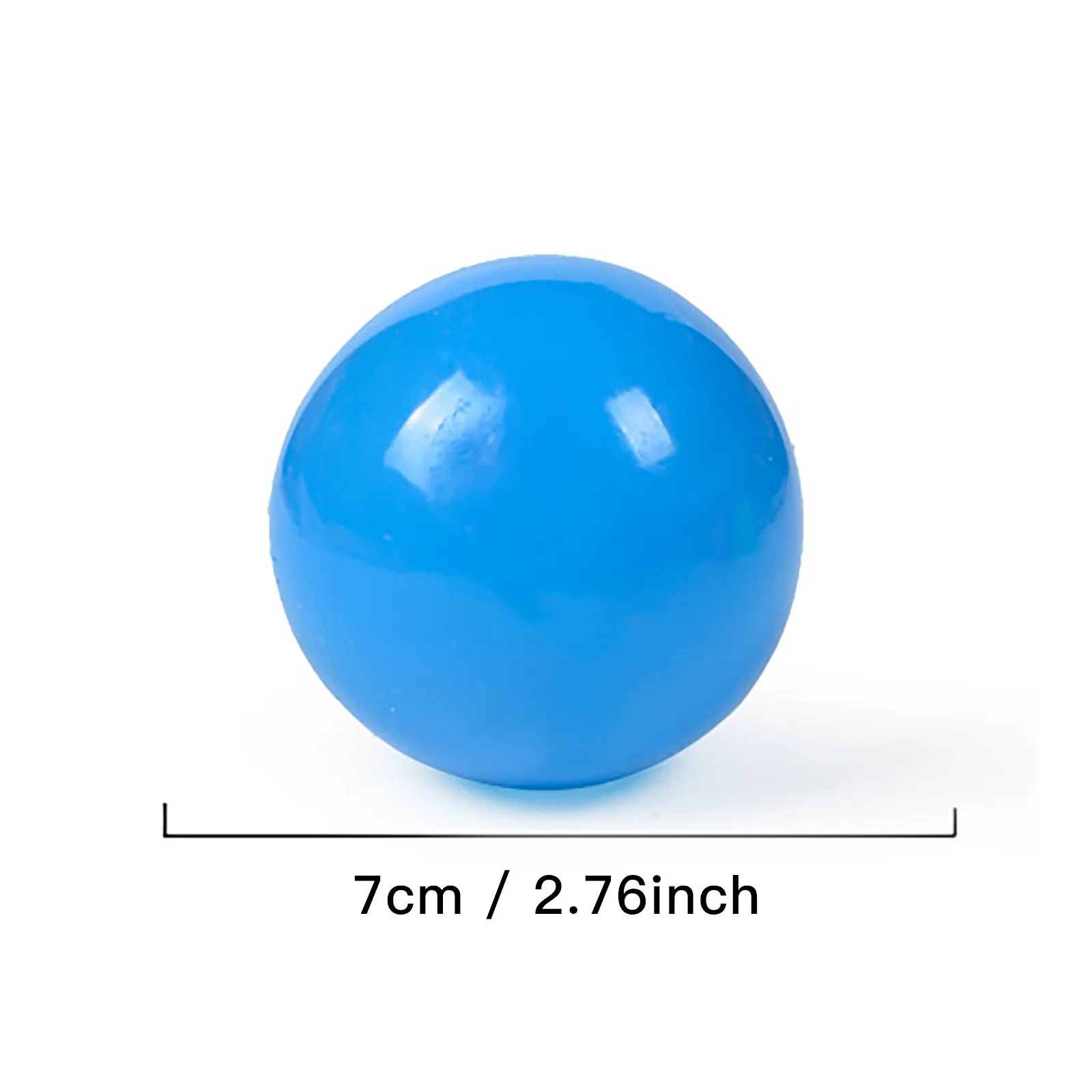 

Hot Sale 70MM Luminous Wall Ball Fidget Toys Kids Adult Sticky Decompression Toys Stress Ball Fun Toy Gift juguetes