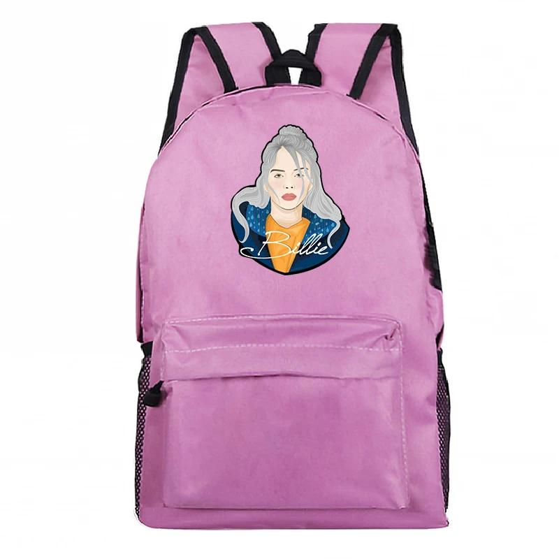backbags Billie Eilish рюкзаки сумка школьные ранцы для мальчиков девочек дорожные сумки подростковый рюкзак для ноутбука модный нейлоновый Mochila Bolsa Escolar - Цвет: backbags