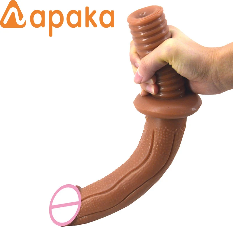 Огромный анальный бисер Анальная пробка двойные концы фаллоимитатор с ручками