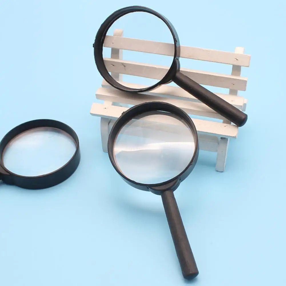 

1 Pcs Exquisite Magnifier For Reading Tool Hand Held For Reading Magnifying Etc Lens Glass Reading Glass Glasses Identifica T7Y4
