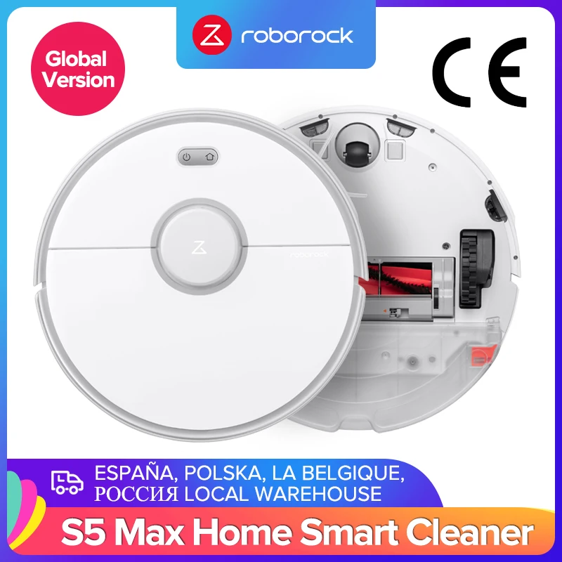 [ 1700 руб Promocode: GIFTWEEK1700] Roborock S5 Max робот пылесос Home приложение Управление