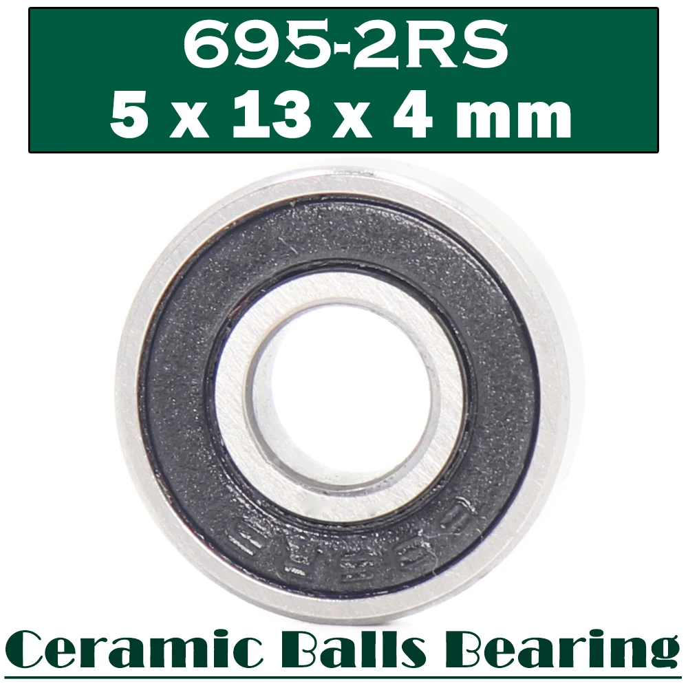 695 Гибридный керамический подшипник 5*13*4 мм (1 шт.) промышленный мотор шпиндель 695HC
