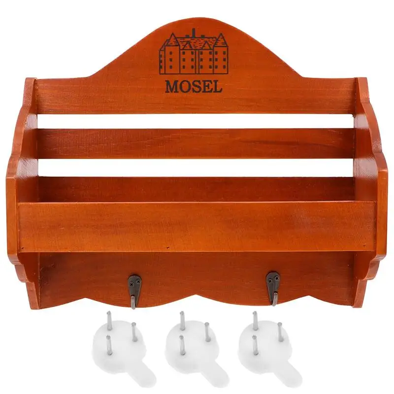 

Настенный крючок, 1 шт., настенный крючок для хранения, деревянная стойка для хранения, Настенная коробка для ключей для дома