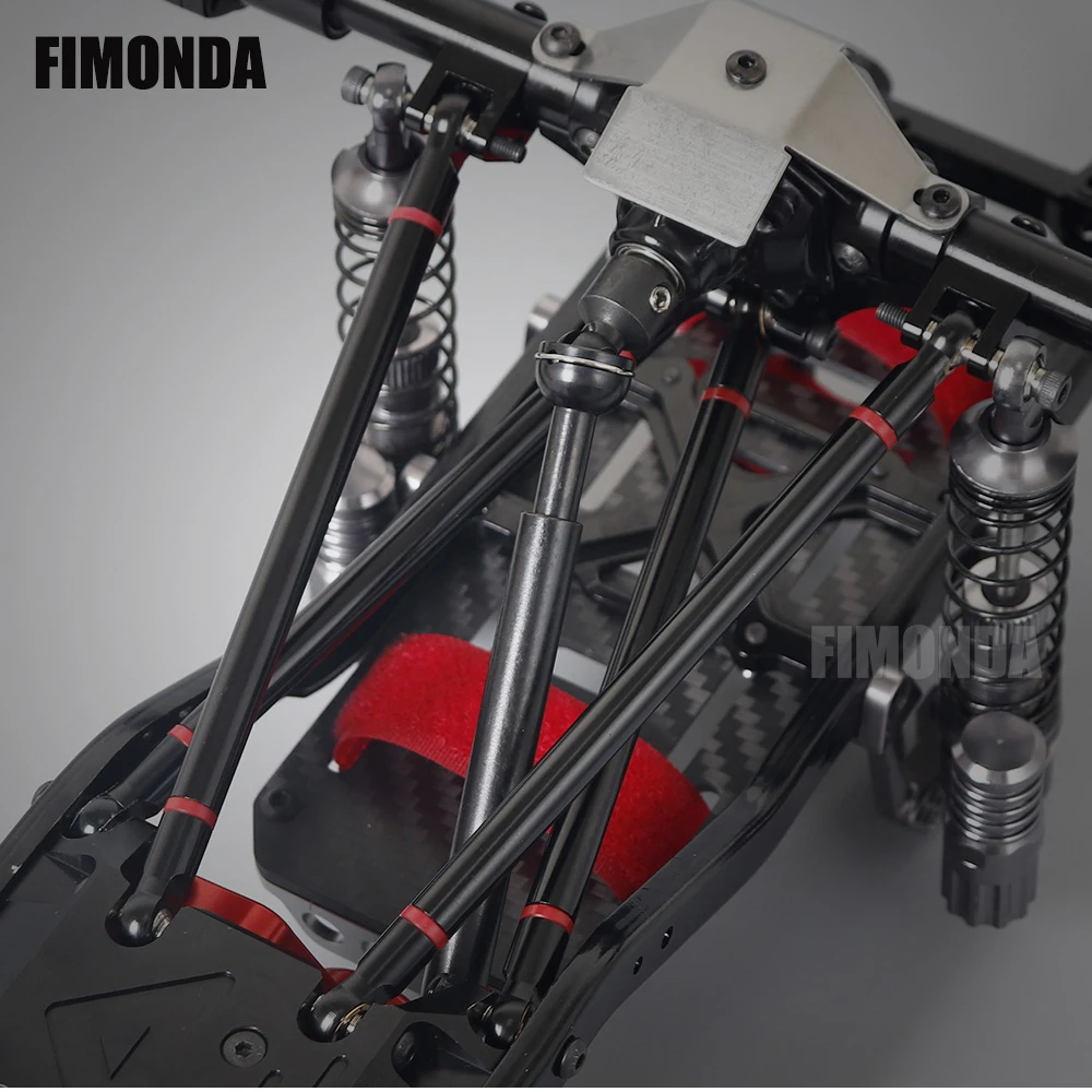 

FIMONDA New 313mm 12.3" Wheelbase Reverse Transmission Aluminum Portal Axle 1/10 RC Rock Crawler All Metal Chassis Builders Kit