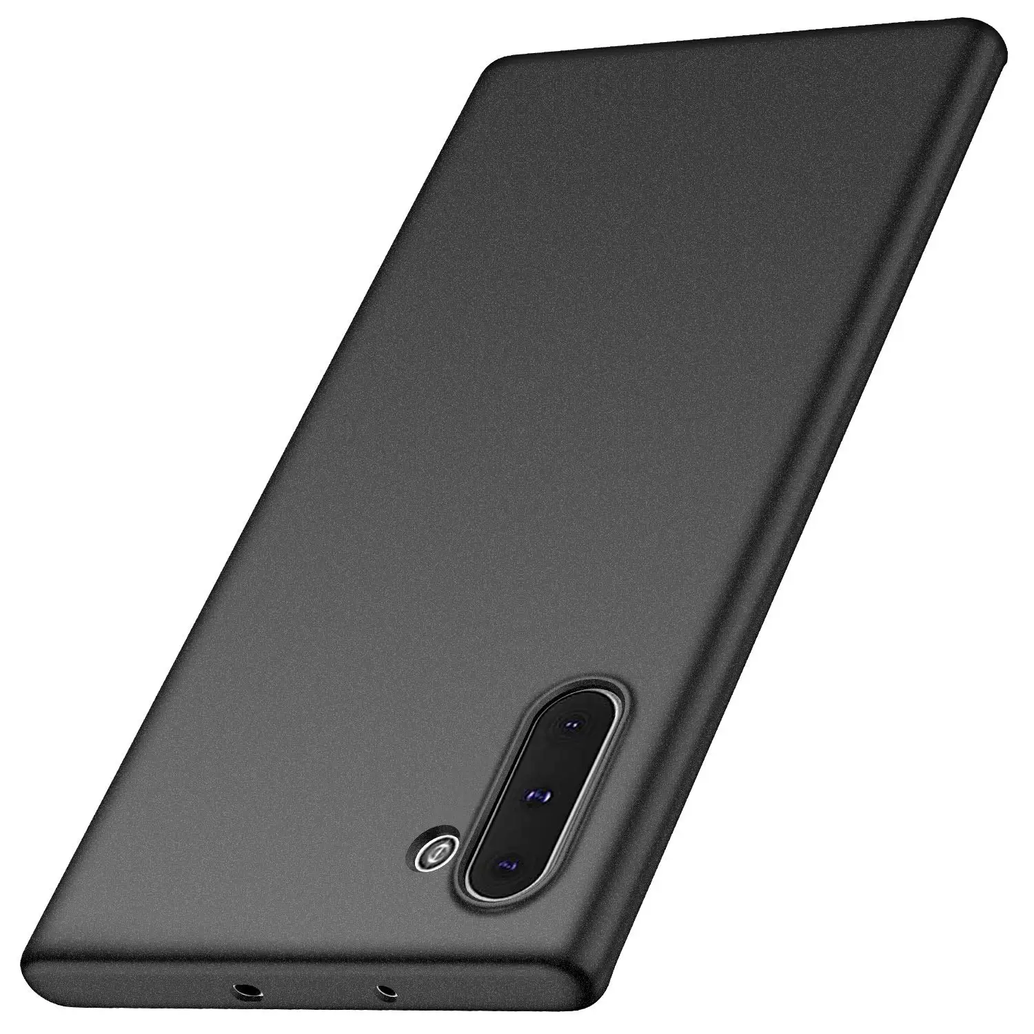 Black Ультратонкий Жесткий чехол для samsung Galaxy Note 10, 9, 8 Pro Plus, роскошный противоударный чехол для ПК samsung S9 Plus, S10 Lite - Цвет: Black