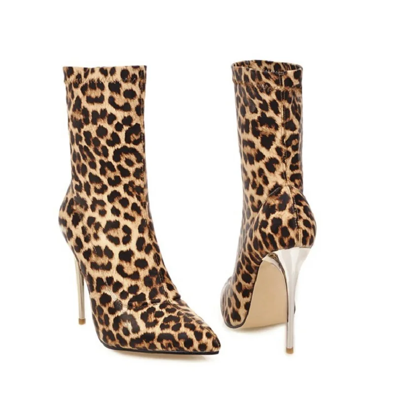 Женские сапоги до середины икры осень 2020 сексуальные женские на высоком