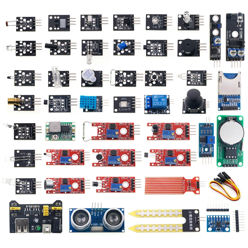 45 сенсорных модулей для начинающих arduino лучше чем 37 в 1 набор обучения сенсору с