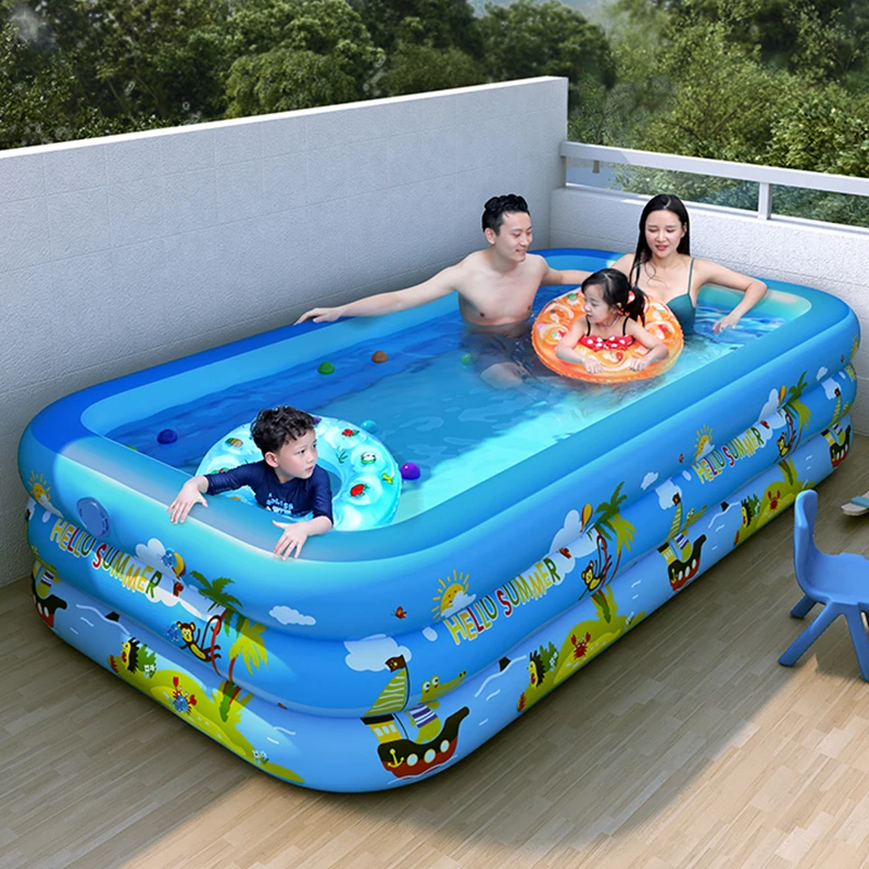 

Kids Swimming Pool Outdoor Big Size Inflatable Adults Children Toys Pool Products Piscina Hinchable Sports Entertainment AB50YC