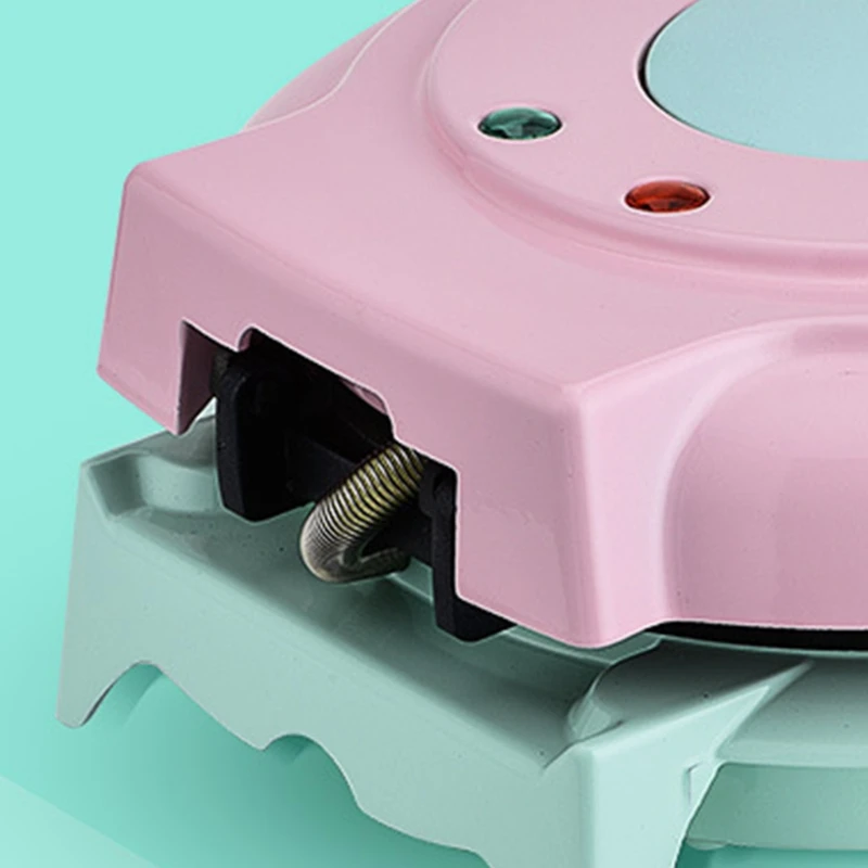 

Round Ice Cream Cone Crispy Egg Roll Machine Nonstick Electric Syrup Waffle Maker Baker Compact Fast Temperature Control