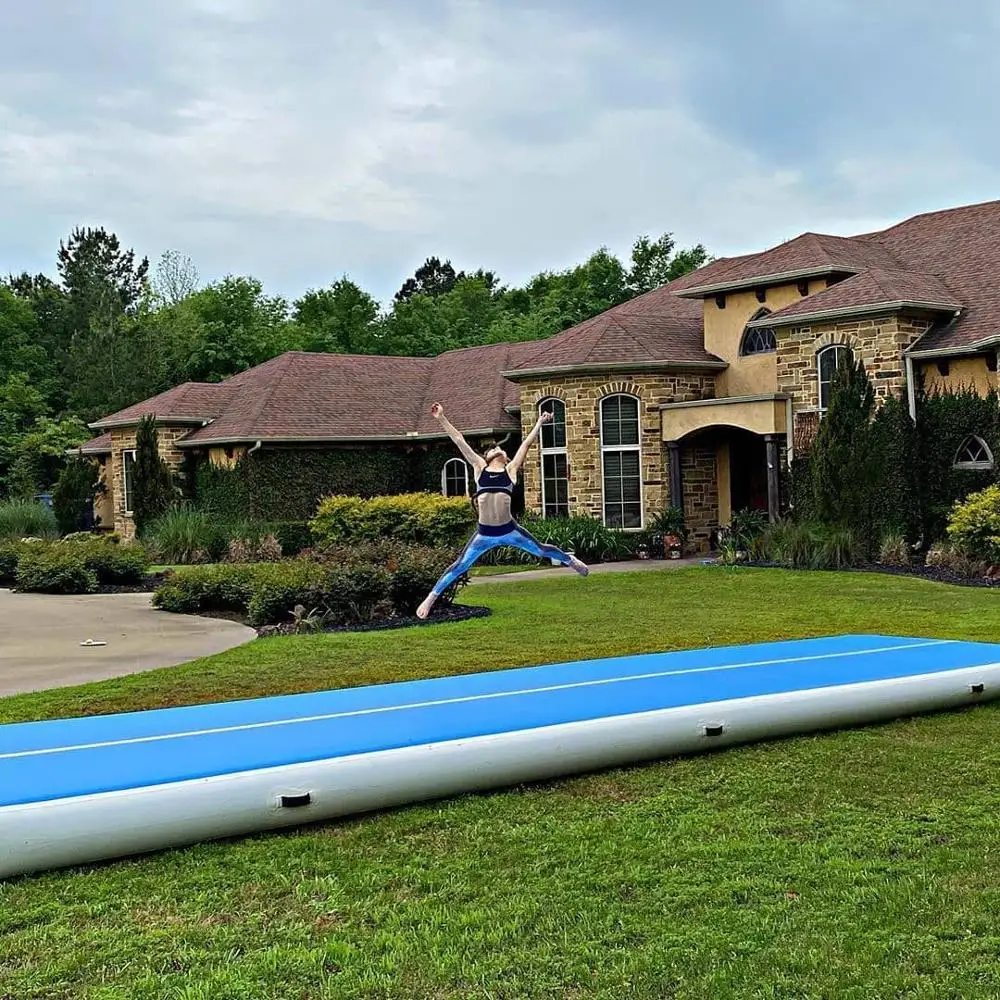 Pаспродажа Бесплатная доставка 6*2*0,2 м надувная сушильная дорожка надувная воздушная дорожка надувная сушильная дорожка батут воздушная дорожка коври...