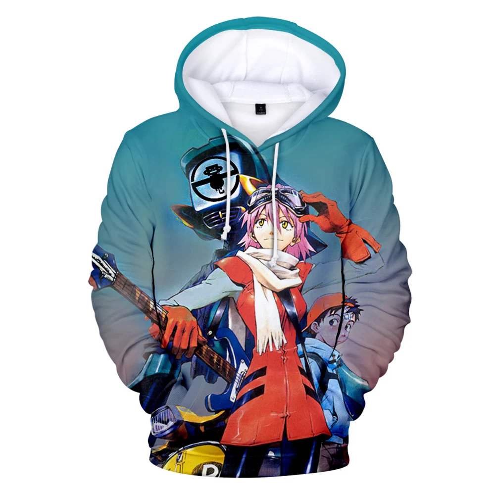 

Альтернативная Толстовка FLCL с 3D рисунком, уличные топы, молодежные женские и мужские пальто, детские толстовки с 3D рисунком, теплая повседне...