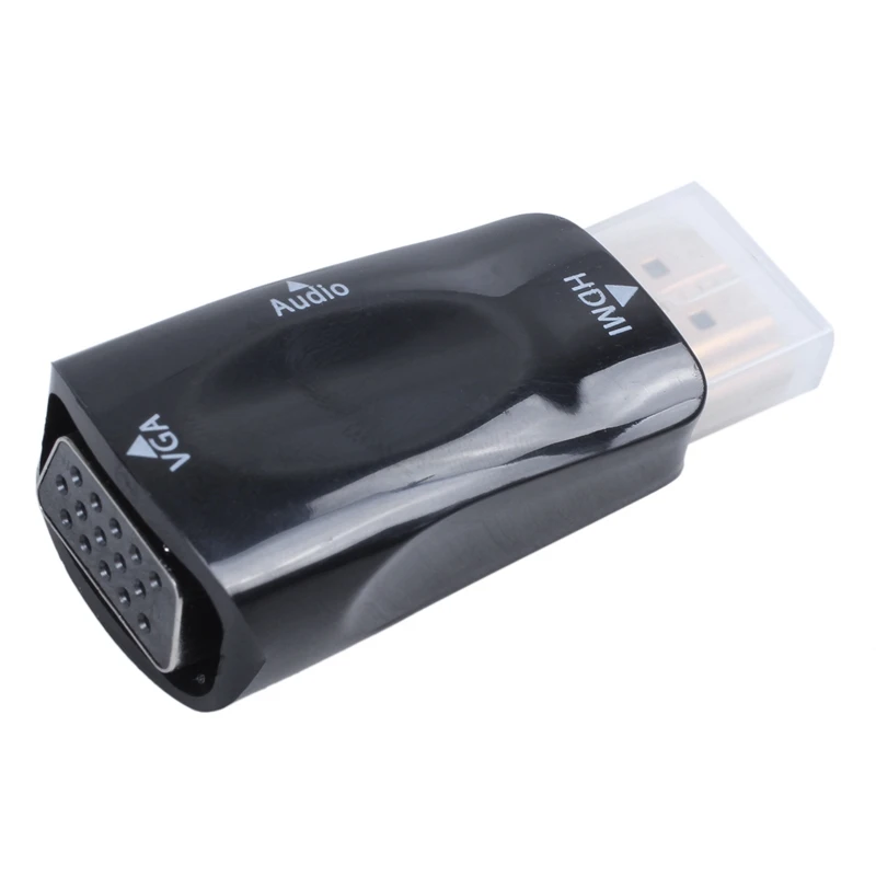 Hdmi vga конвертер позолоченный с разъемом 3 5 мм аудио кабель для ПК ноутбука DVD