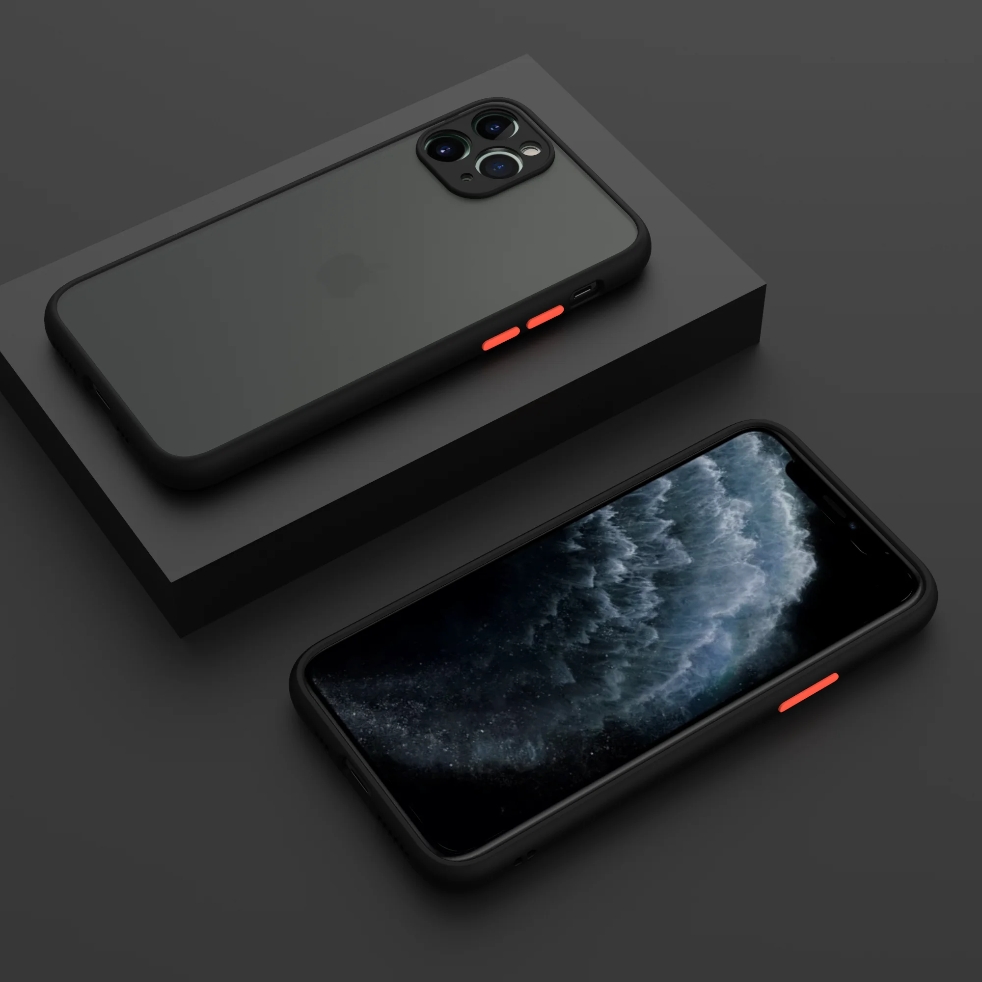 

Matte Case For iPhone 12 Mini 11 Pro Max 12Pro 11Pro XS X XR 7 8 Plus SE 2020 6 6S iPhone12 Luxury Brand Camera Protection Cover