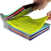 20pcslot home closet organizer clothes folder organizer shirt folder documents dividers t shirt clothing organization system
