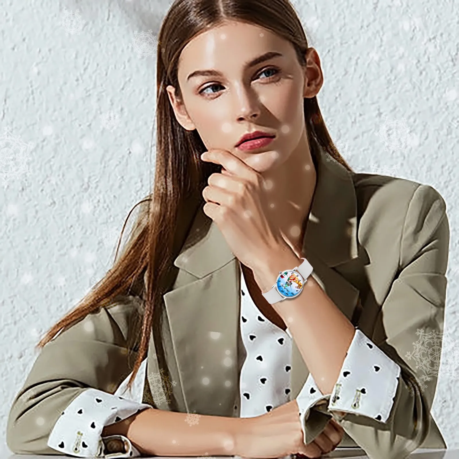 Копия S 2020 модные наручные часы для женщин повседневные кварцевые с кожаным