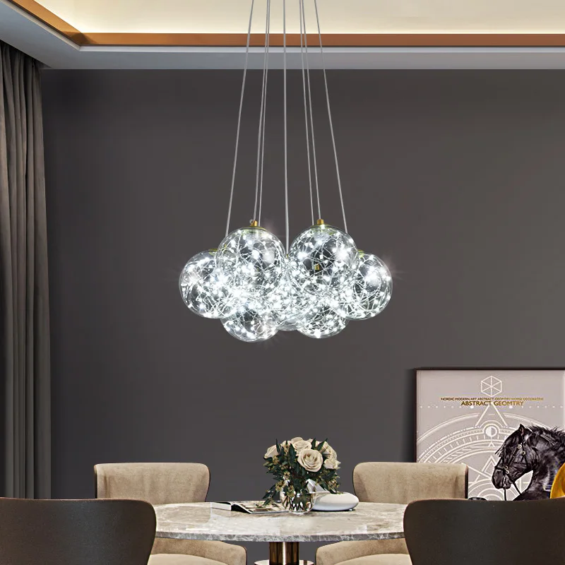 

Modern Loft Kitchen Fixture Home LED Pendant Light Gold Black Lustres Luminaire Indoor Living Dining Room Decoration Nordic Lamp